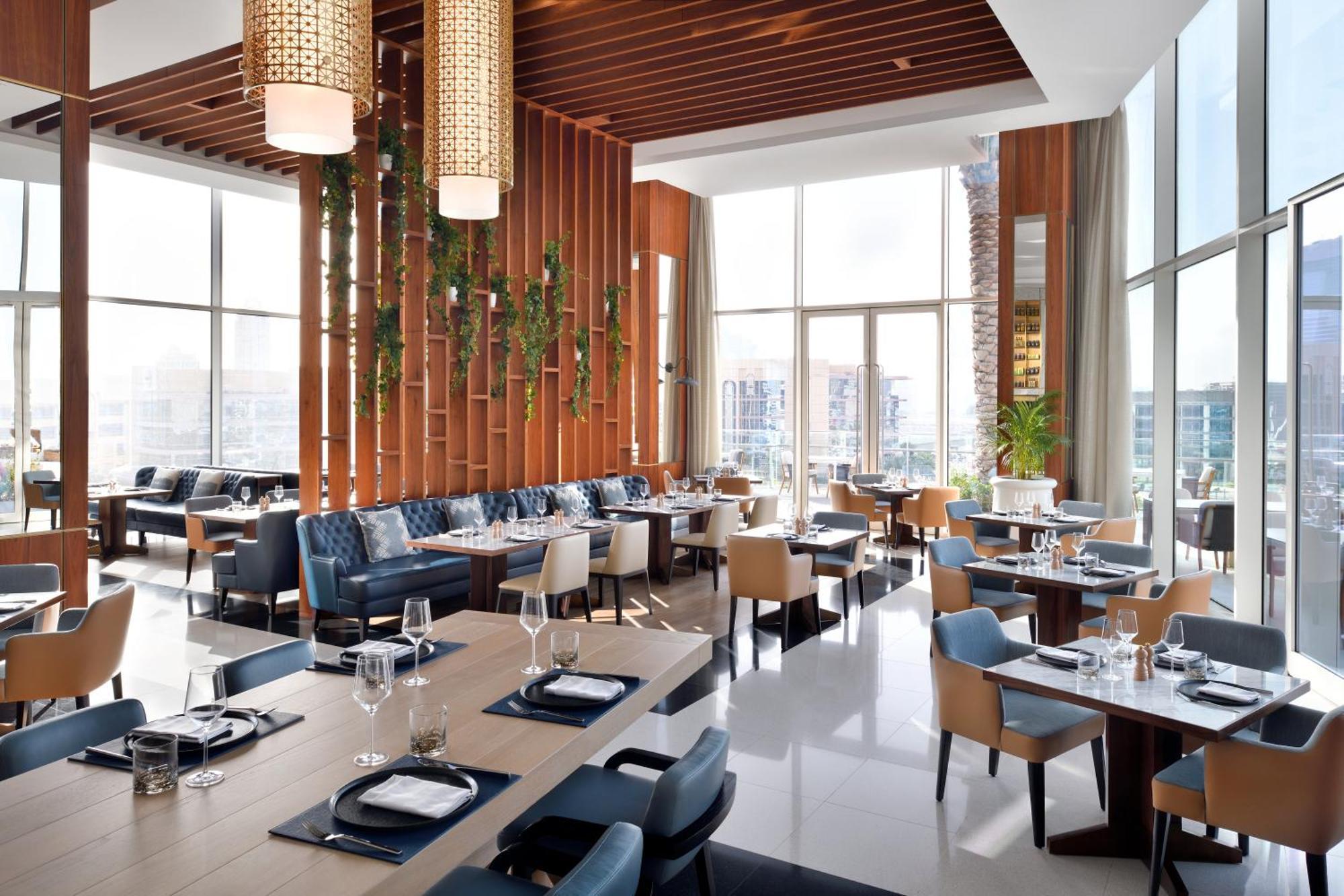 迪拜瑞享大广场酒店 外观 照片 The restaurant