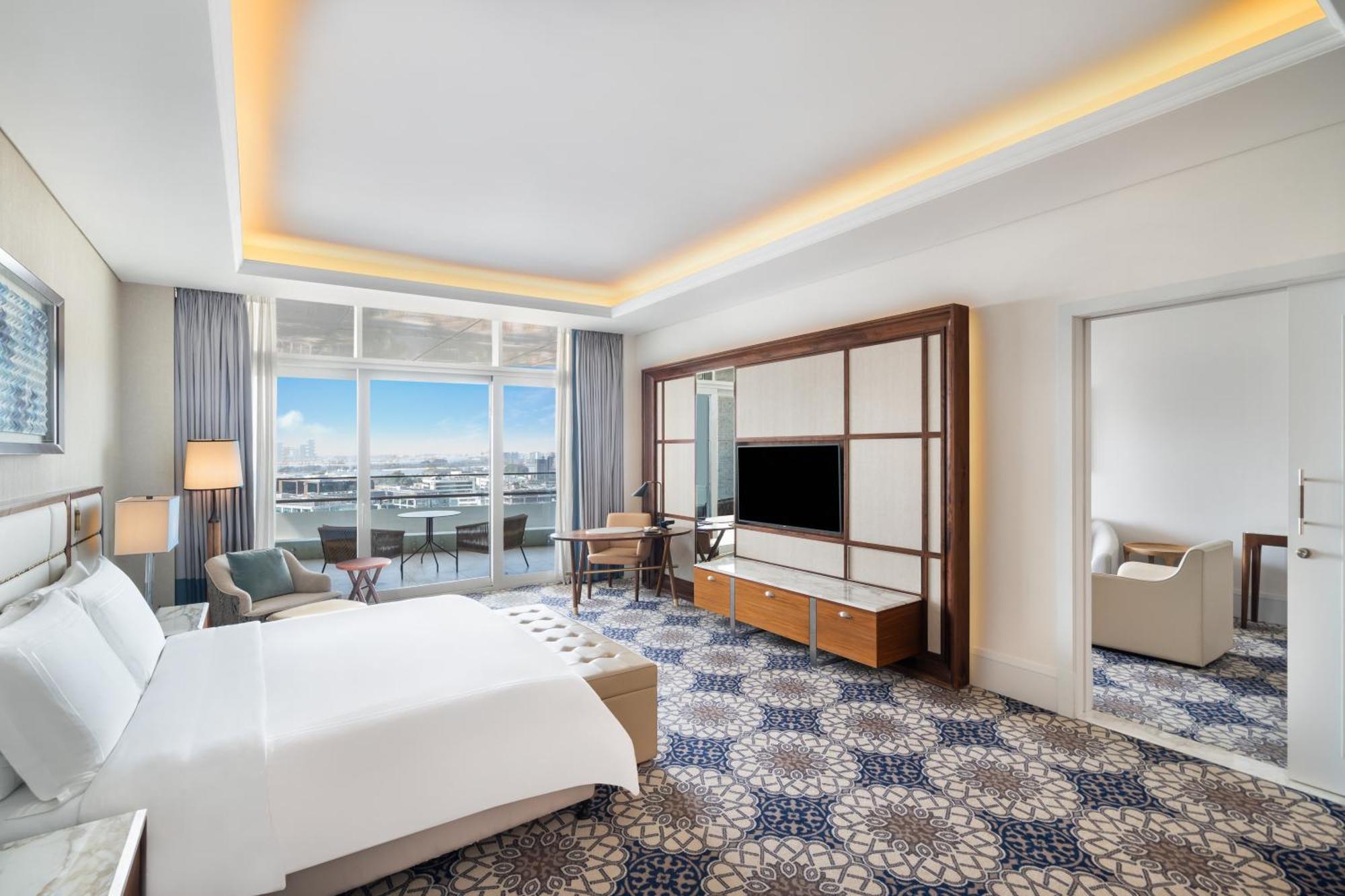 迪拜瑞享大广场酒店 外观 照片 A bedroom at the hotel